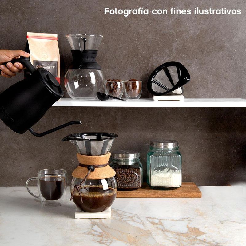Cafetera Pour Over 34 Oz Con Corcho - Bodum