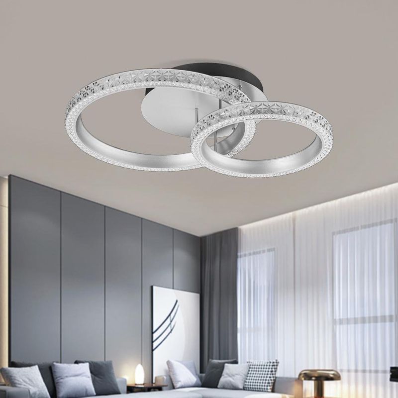 Lámpara de Techo Acrílica Aro Dúo LED de 36 W - Zlumini