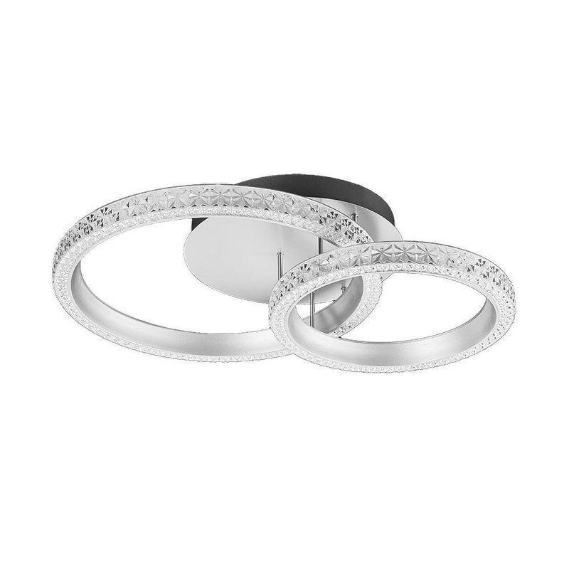 Lámpara de Techo Acrílica Aro Dúo LED de 36 W - Zlumini