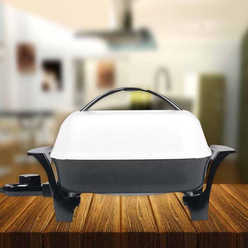 Sartén Eléctrico de Aluminio Fundido Blanco y Negro 1000 W - Presto