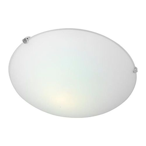 Plafón Blanco de Vidrio 1 Luz 60W - Zlumini