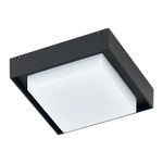 Plafón De Techo Cuadrado Negro Led 15 W - Tecnolite