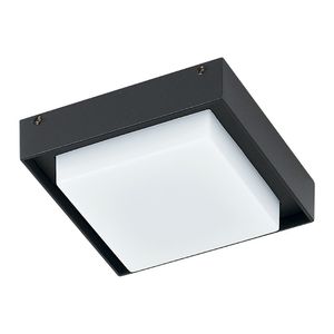 Plafón de Techo Cuadrado Negro LED 15 W
