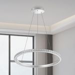 Lámpara de Colgar Acrílica Aro LED de 40 W - Zlumini