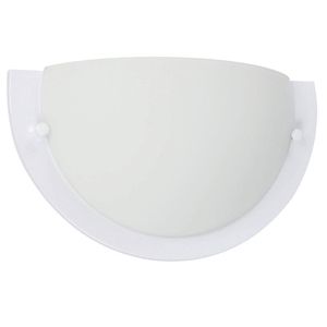 Lámpara de Pared Media Luna White Silver 60W - Zlumini