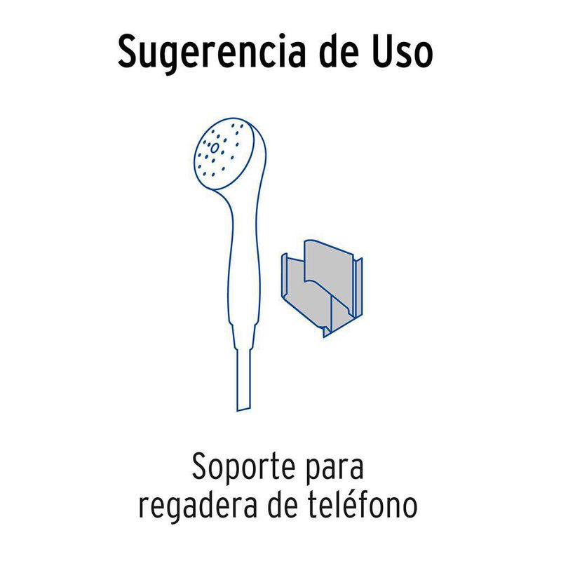 Soporte Satinado para Manguera - Foset