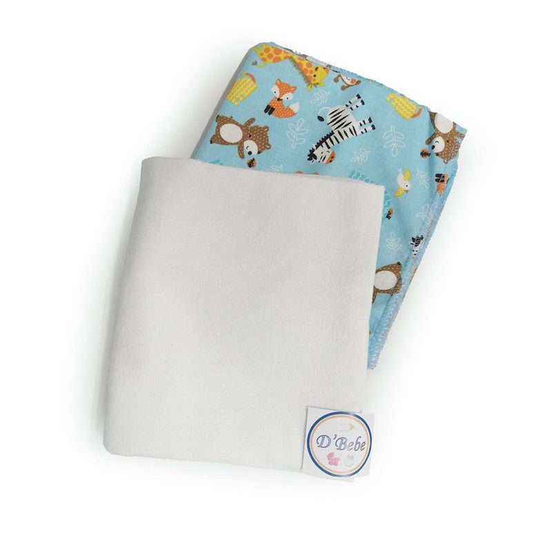 Set de Colchas de Franela Celeste 2 Pzas