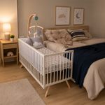 Colchón para Cuna Babiezz Waterproof de Espuma 51.5 x 28 x 4 Plg Blanco