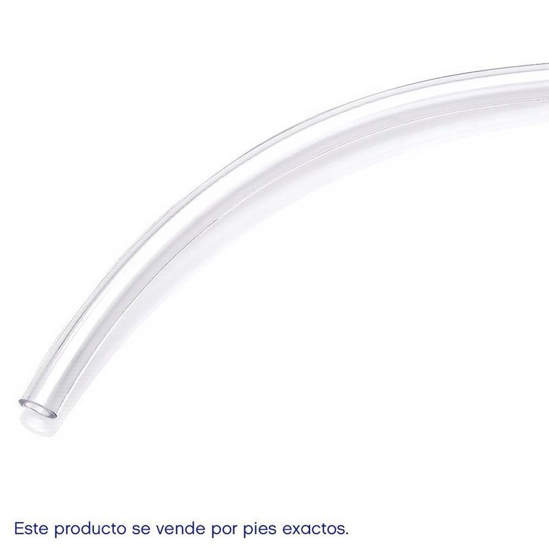 Manguera Multipropósito de Vinil 1/2 x 5/16 Plg Venta por Pie