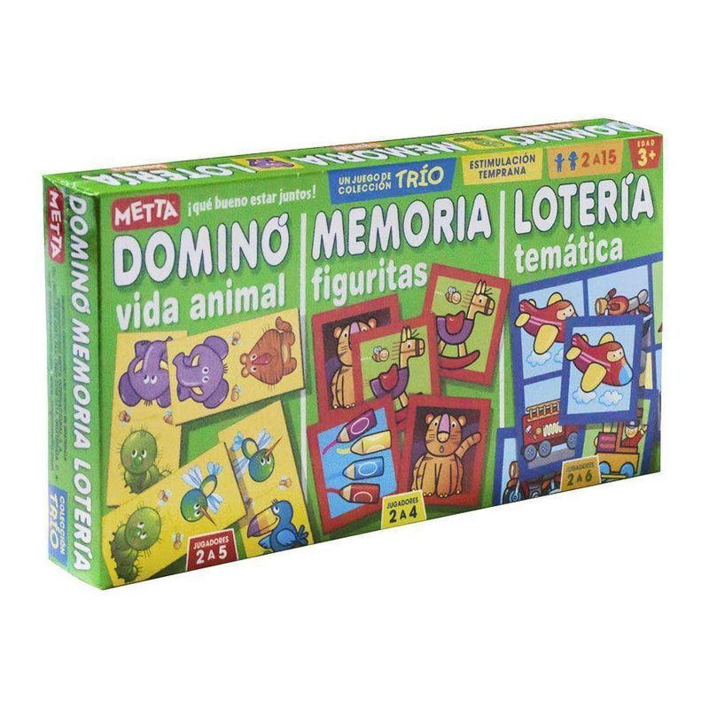 Juego Trio Tres En Uno - Metta