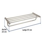 Toallero de Barra Hotel Cromado de 24 Plg - Foset