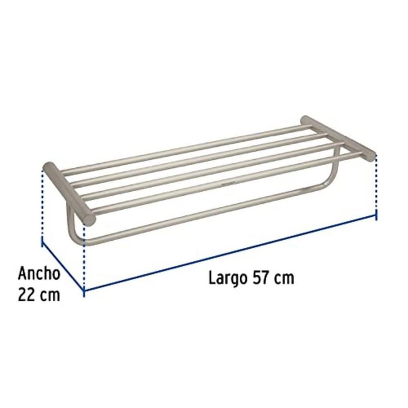 Toallero de Barra Hotel Cromado de 24 Plg - Foset