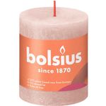 Vela Pillar Rosado 6.8x6.8x8 Cm - Bolsius