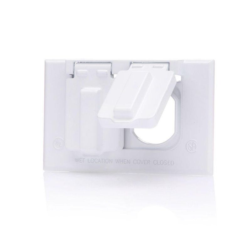 Placa De 2 Módulos Blanca - Sigma