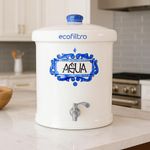 Ecofiltro Cerámico 23 Litros Color Azul y Blanco
