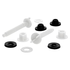 Tornillos Plásticos para Tapadera de Inodoro con Empaques