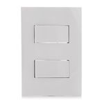 Interruptor Doble Sencillo Blanco 1 Pza - Volteck