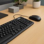 Combo Teclado y Mouse Mk200 Negro