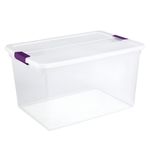 Caja Plástica Extra Grande Ciruela 62L