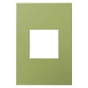 Placa Color Niquel Verde 2Mod Adorne - Legrand