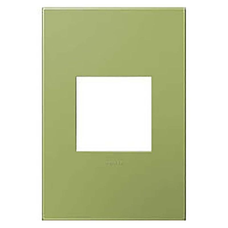 Placa Color Niquel Verde 2Mod Adorne - Legrand