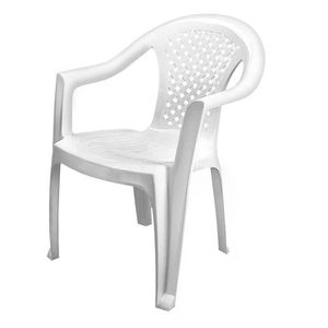 Silla de Plástico Petatillo Blanca de Exterior