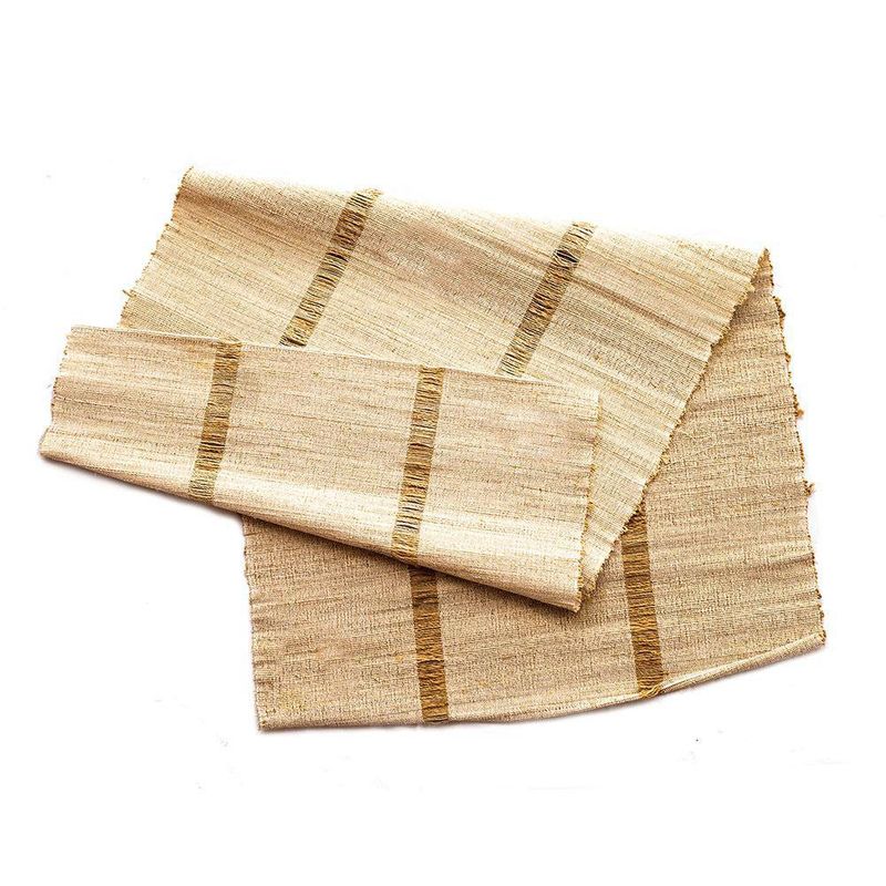 Camino De Mesa Natural 140X40 Cm - Kikotem