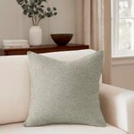 Cojín Relleno Texturizado Estilo Natural Verde Oliva 40 x 40 Cm