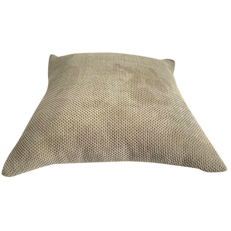 Cojín Relleno Texturizado Estilo Natural Verde Oliva 40 x 40 Cm