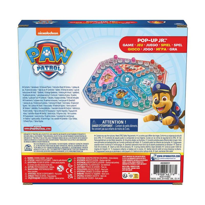Juego Popup Jr. - Games Paw Patrol