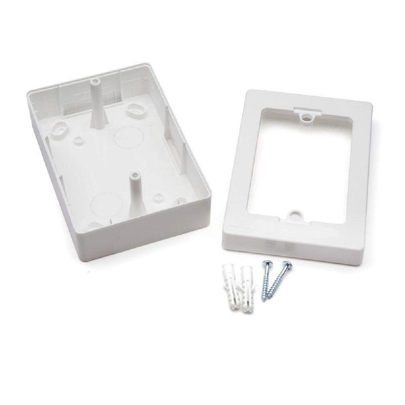Caja Eléctrica Superficial Rectangular De Plástico - Legrand
