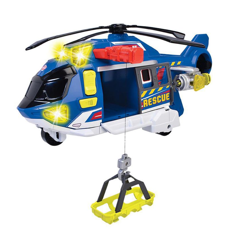 Helicóptero De Rescate Azul 39 Cm - Dickie Toys