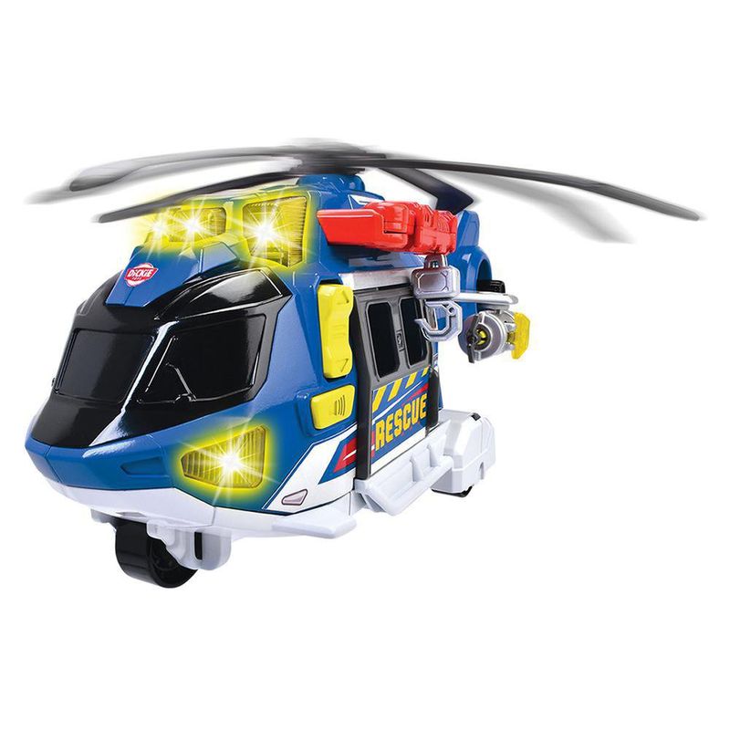 Helicóptero De Rescate Azul 39 Cm - Dickie Toys