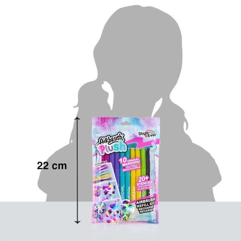 Paquete De Marcadores Airbrush Recargables 10 Unidades - Airbrush Plush