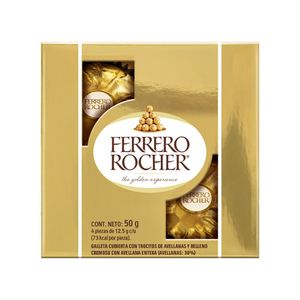 Caja de Chocolates Ferrero Rocher 4 Pzas