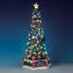 Figura Majestuoso Árbol de Navidad con Luz LED