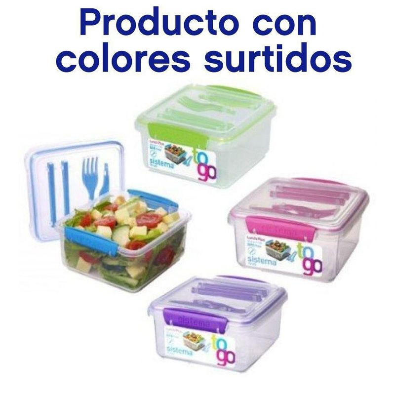 Set De Contenedor Y Cubiertos - Sistema