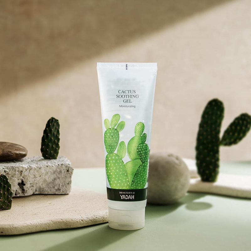 Gel Hidratante Y Calmante Con Extracto De Cactus 250 Ml - Yadah