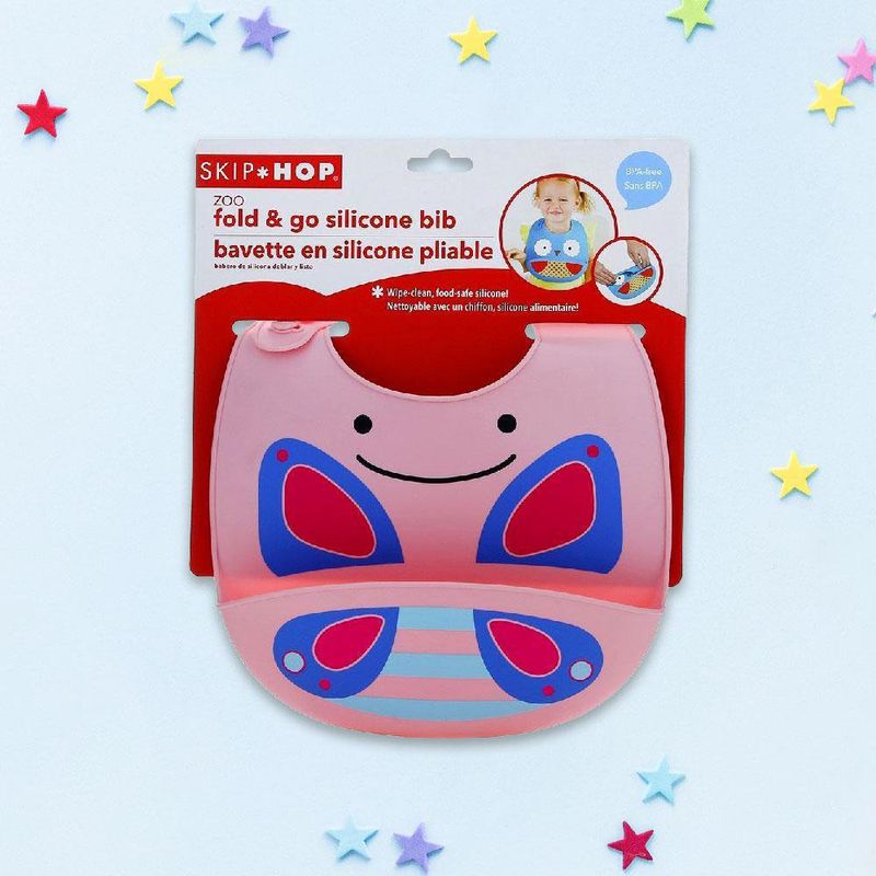 Babero De Silicã#N De Mariposa - Skip Hop