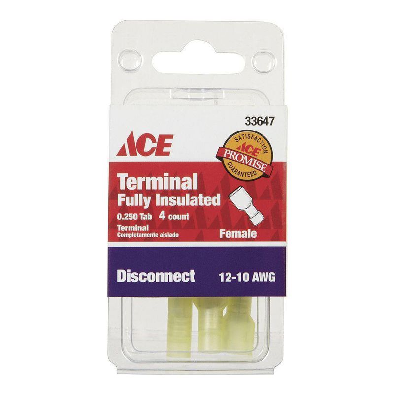 Terminal De Enchufe Hembra 0.25 A Presión De 10 A 12 Awg - Catamount