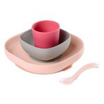 Set De 4 Pzas Con Succión De Comida Para Niña - Beaba