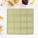 Set de 4 Servilletas con Relieve Verde de 40X40 Cm - Viva