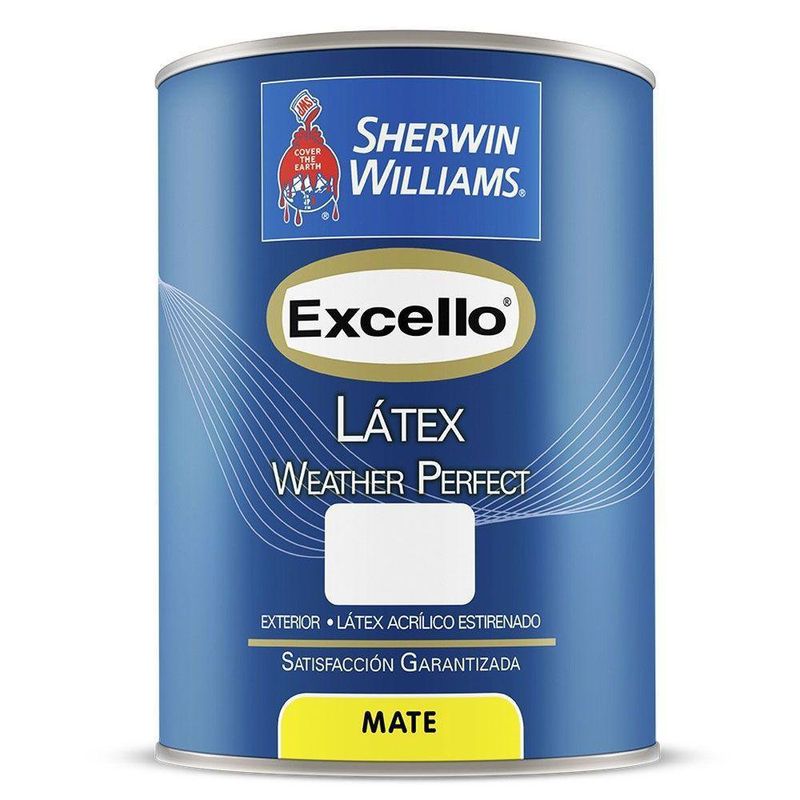 Excello Weather Perfect Látex Mate Base Extra White 1 Gal - Sherwin Williams