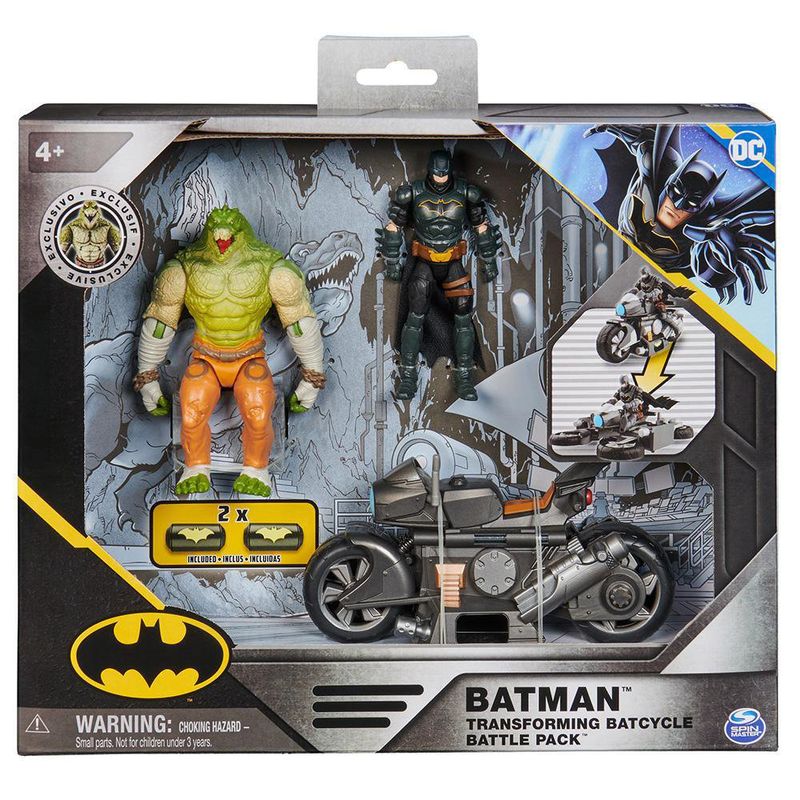 Batimoto Con Figuras De Acción - Batman