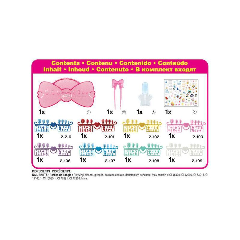 Estudio De Uñas Disney Princess - Aquabeads