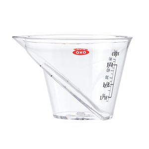Mini Taza Medidora Transparente 60 Ml