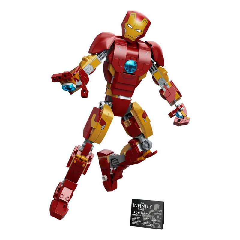 LEGO Marvel Figura de Iron Man Serie Infinity Saga 76206 381 Piezas
