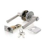 Manija Rimini Dormitorio Recta Cromo Satinado - Kwikset