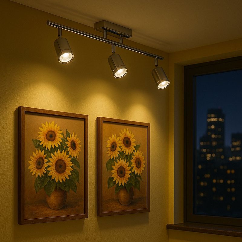 Lámpara Interior para Pared Spot 150W para Sobreponer 3 Luces