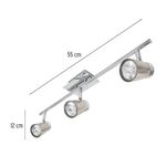 Lámpara Interior para Pared Spot 150W para Sobreponer 3 Luces